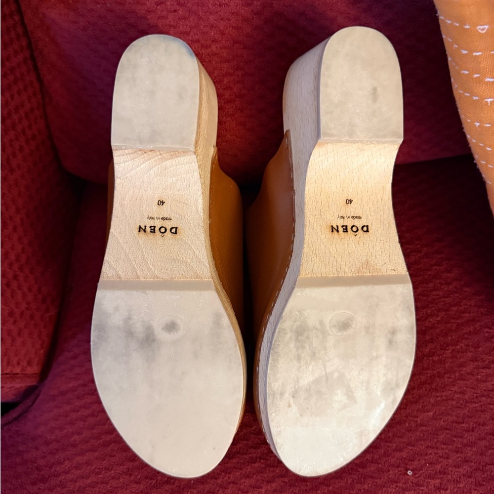 Doen Anouk Clogs in Cognac - Picture 9 of 12